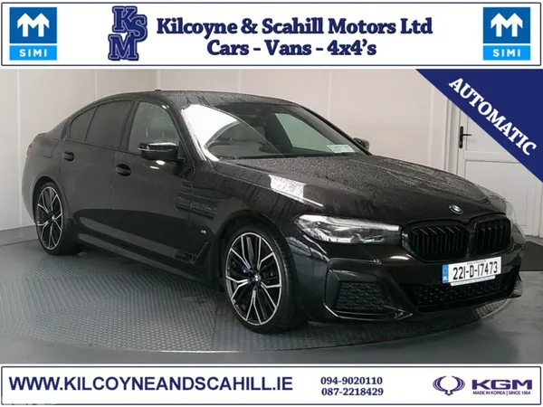 BMW 5-Series Saloon, Diesel, 2022, Black