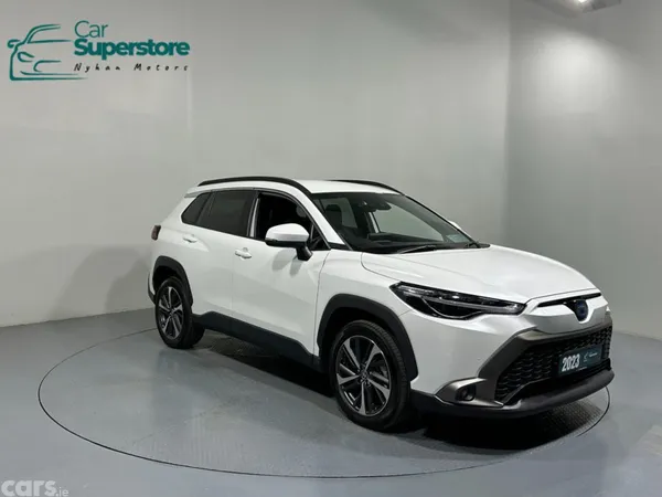Toyota Corolla Cross SUV, Petrol Hybrid, 2023, White