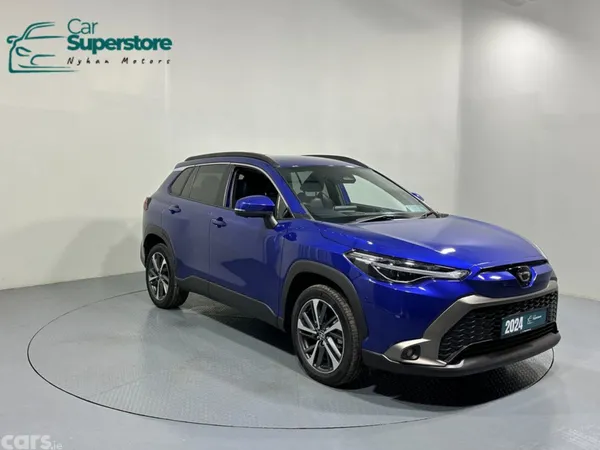Toyota Corolla Cross SUV, Petrol Hybrid, 2024, Blue
