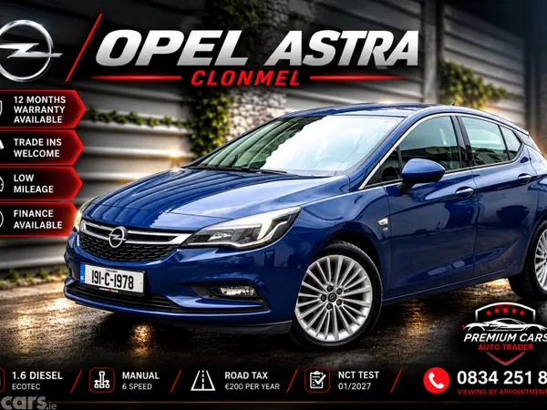 Opel Astra Hatchback, Diesel, 2019, Blue