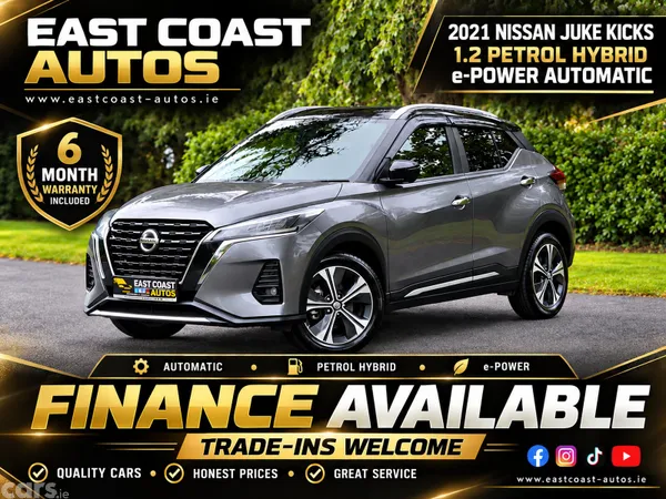 Nissan Juke SUV, Petrol Hybrid, 2021, Grey