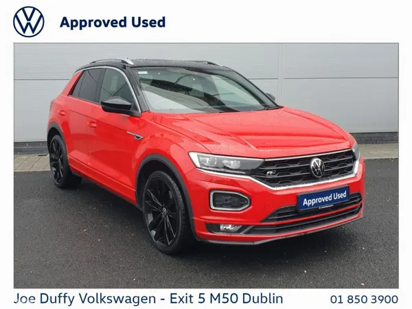 Volkswagen T-Roc SUV, Petrol, 2021, Red