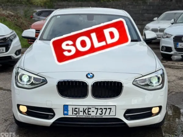 BMW 1-Series Hatchback, Petrol, 2015, White