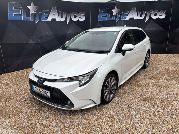 Toyota Corolla Estate, Petrol Hybrid, 2022, White