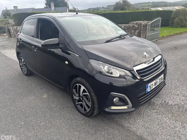 Peugeot 108 Hatchback, Petrol, 2016, Black