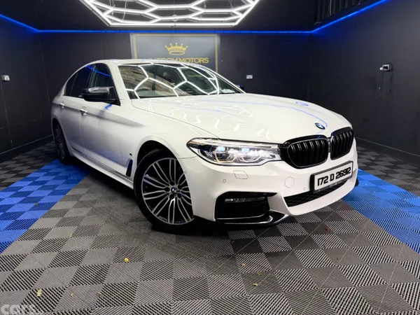 BMW 5-Series Saloon, Petrol Plug-in Hybrid, 2017, White