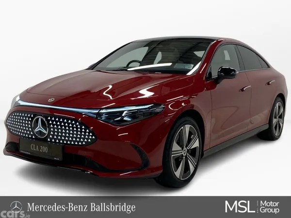 Mercedes-Benz CLA Saloon, Electric, 2026, Red