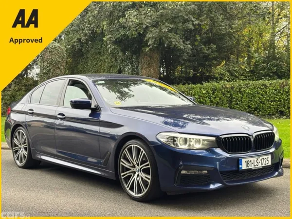 BMW 5-Series Saloon, Diesel, 2018, Blue