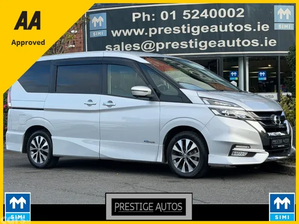 Nissan Serena MPV, Petrol Hybrid, 2018, Silver