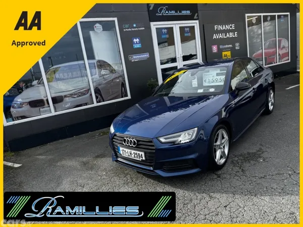 Audi A4 Saloon, Diesel, 2017, Blue