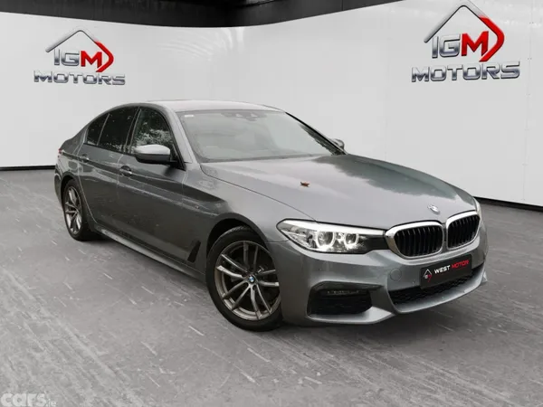 BMW 5-Series Saloon, Petrol, 2019, Blue