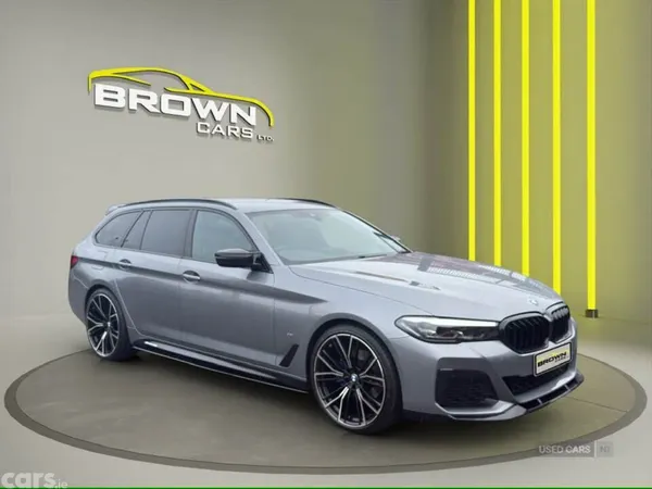 BMW 5-Series Estate, Diesel Hybrid, 2023, Grey