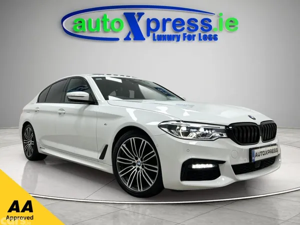 BMW 5-Series Saloon, Diesel, 2019, White