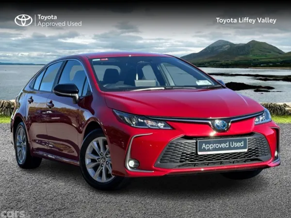 Toyota Corolla Saloon, Petrol Hybrid, 2026, Red
