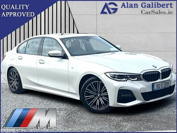 BMW 3-Series Saloon, Petrol, 2019, White