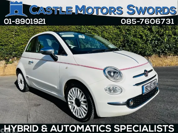 Fiat 500 Hatchback, Petrol, 2019, White
