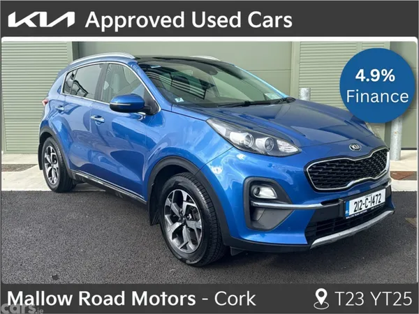 Kia Sportage MPV, Diesel Hybrid, 2021, Blue