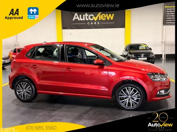 Volkswagen Polo Hatchback, Petrol, 2016, Red