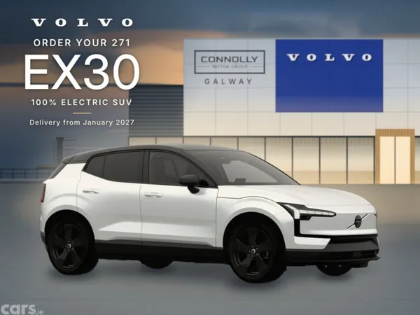 Volvo EX30 SUV, Electric, 2027, White