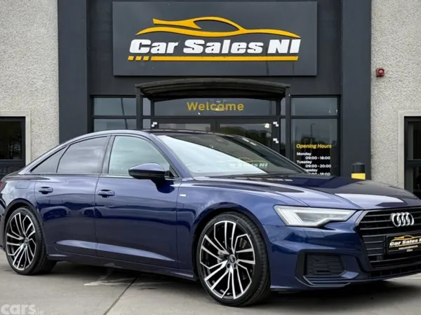 Audi A6 Saloon, Diesel Hybrid, 2021, Blue