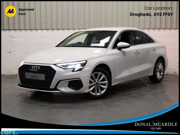 Audi A3 Saloon, Petrol, 2021, White