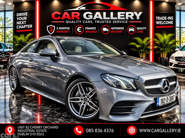 Mercedes-Benz E-Class Coupe, Petrol, 2018, Grey