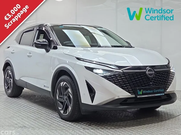 Nissan Qashqai MPV, Petrol Hybrid, 2025, White