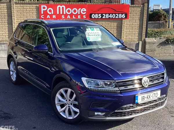 Volkswagen Tiguan SUV, Diesel, 2018, Blue