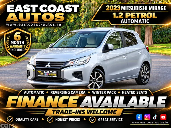 Mitsubishi Mirage Hatchback, Petrol, 2023, Silver