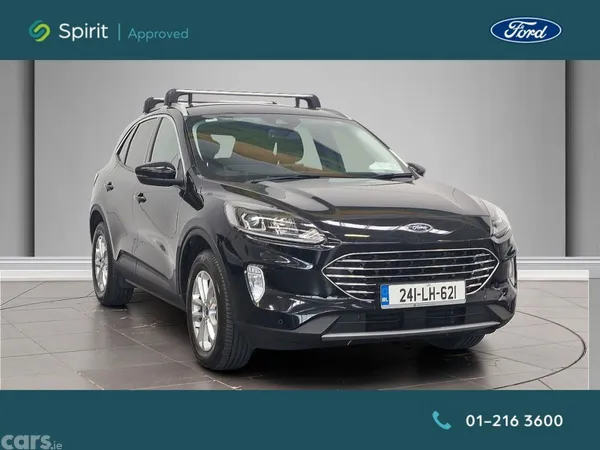 Ford Kuga SUV, Petrol Plug-in Hybrid, 2024, Black