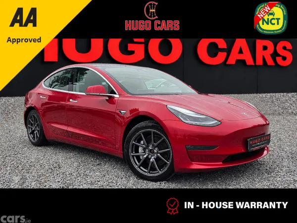 Tesla Model 3 Saloon, Electric, 2020, Red