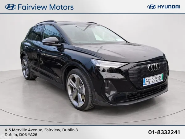 Audi Q4 e-tron SUV, Electric, 2024, Black