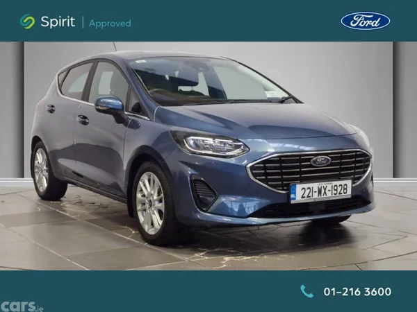 Ford Fiesta Hatchback, Petrol Hybrid, 2022, Blue