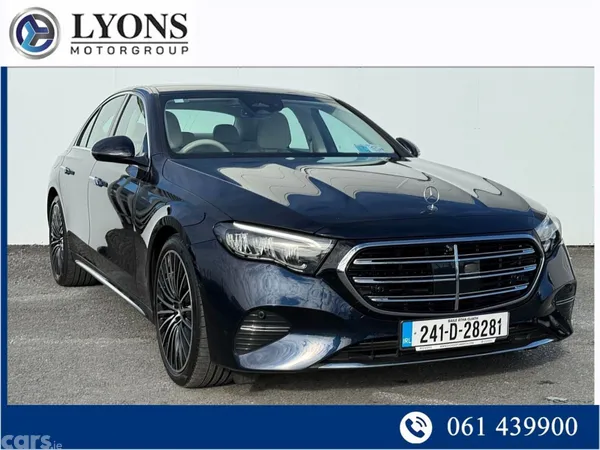 Mercedes-Benz E-Class Saloon, Diesel Hybrid, 2024, Blue