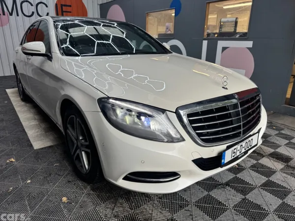 Mercedes-Benz S-Class Saloon, Petrol Hybrid, 2015, White