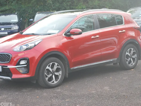 Kia Sportage SUV, Diesel Hybrid, 2020, Red
