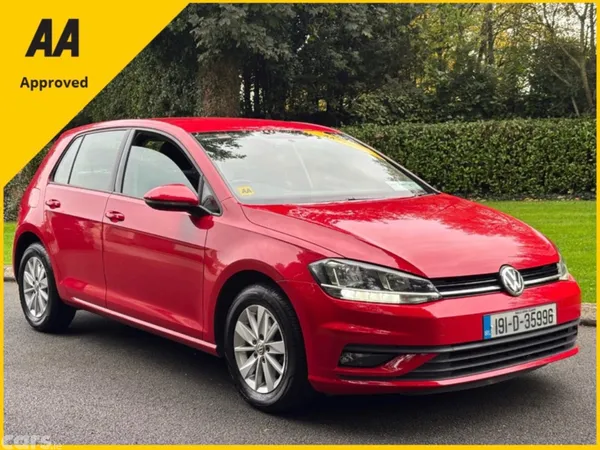 Volkswagen Golf Hatchback, Petrol, 2019, Red