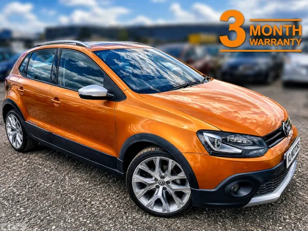 Volkswagen Polo Hatchback, Petrol, 2016, Orange