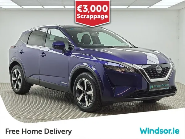 Nissan Qashqai MPV, Petrol Hybrid, 2023, Blue