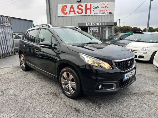 Peugeot 2008 Hatchback, Petrol, 2018, Black