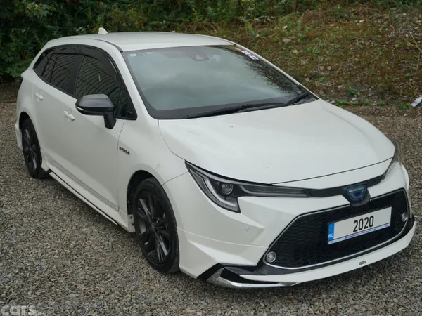 Toyota Corolla Estate, Petrol Hybrid, 2020, White