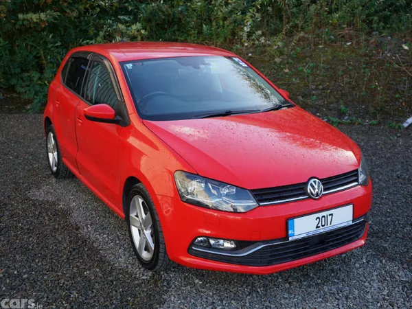Volkswagen Polo Hatchback, Petrol, 2017, Red