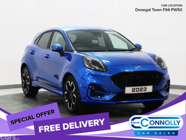 Ford Puma MPV, Petrol Hybrid, 2023, Blue