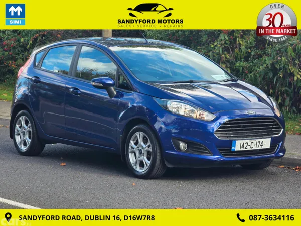 Ford Fiesta Hatchback, Diesel, 2014, Blue