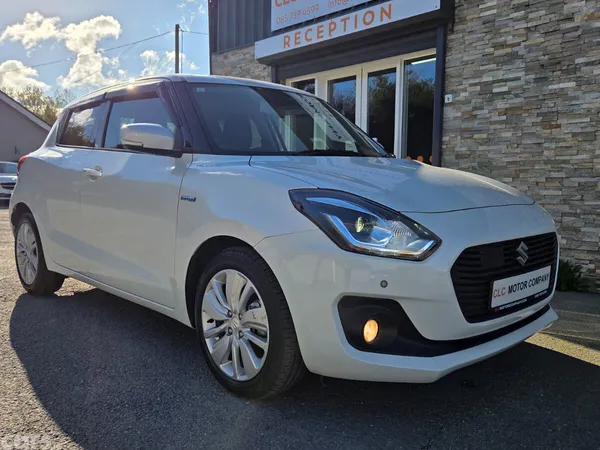 Suzuki Swift Hatchback, Petrol Plug-in Hybrid, 2019, White