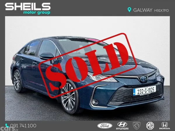 Toyota Corolla Saloon, Petrol Hybrid, 2023, Blue