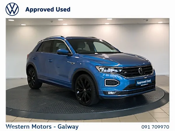 Volkswagen T-Roc SUV, Petrol, 2022, Blue