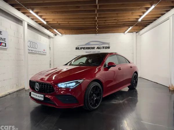 Mercedes-Benz CLA Coupe, Petrol Hybrid, 2022, Red