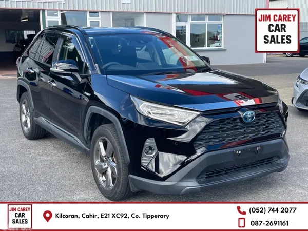 Toyota RAV4 Saloon, Petrol Hybrid, 2019, Black