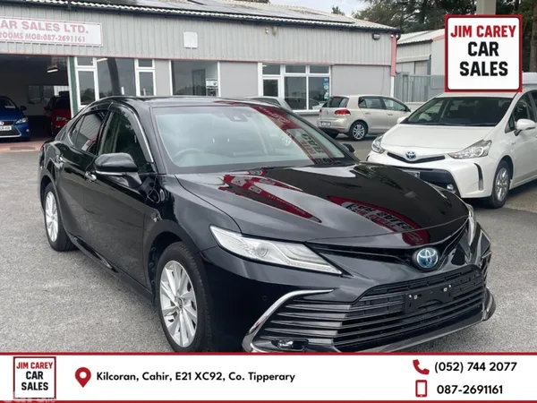 Toyota Camry Saloon, Petrol Hybrid, 2021, Black